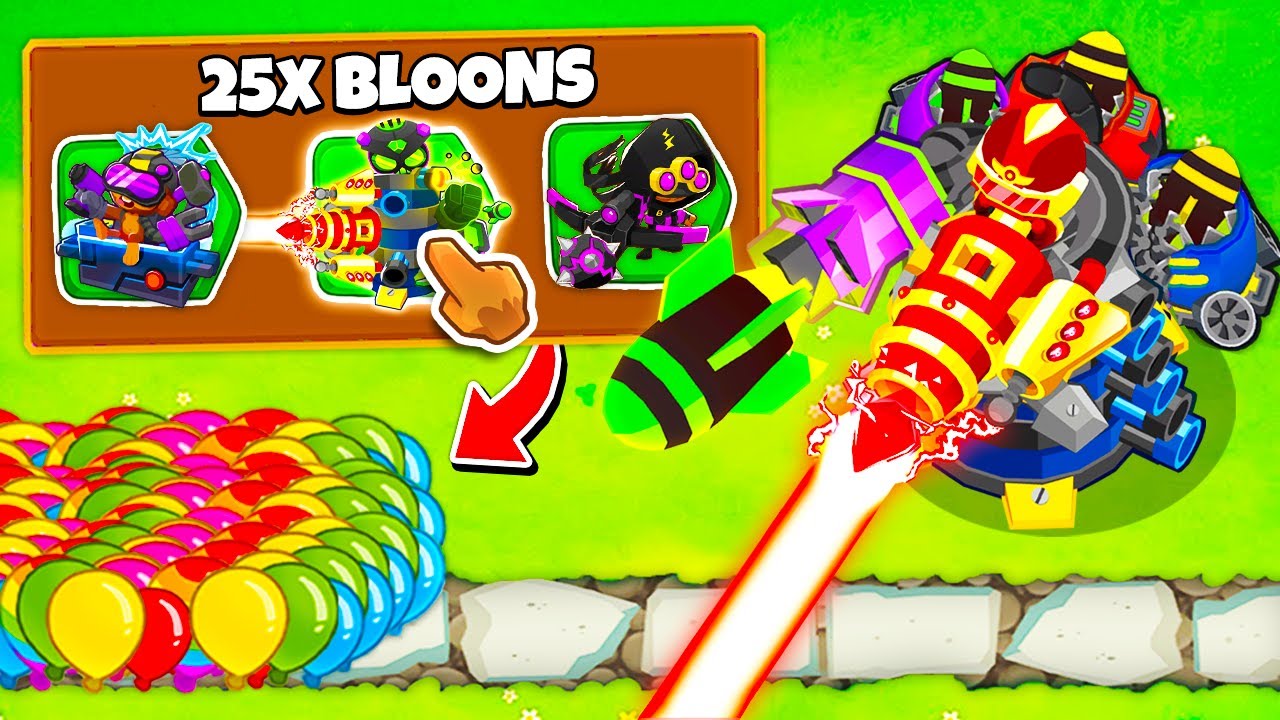 Can we BEAT the Rogue-Like Mod vs 25x BLOONS!?