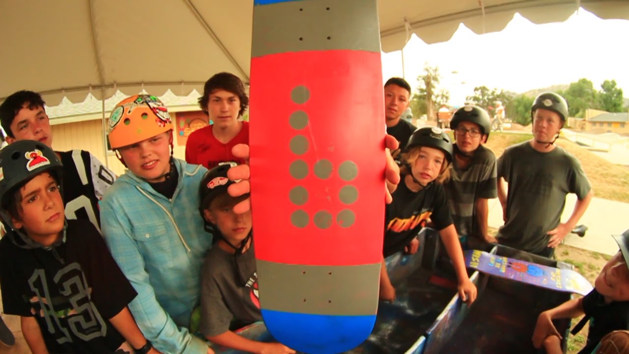 BRAILLE CREATES A SKATEBOARD!