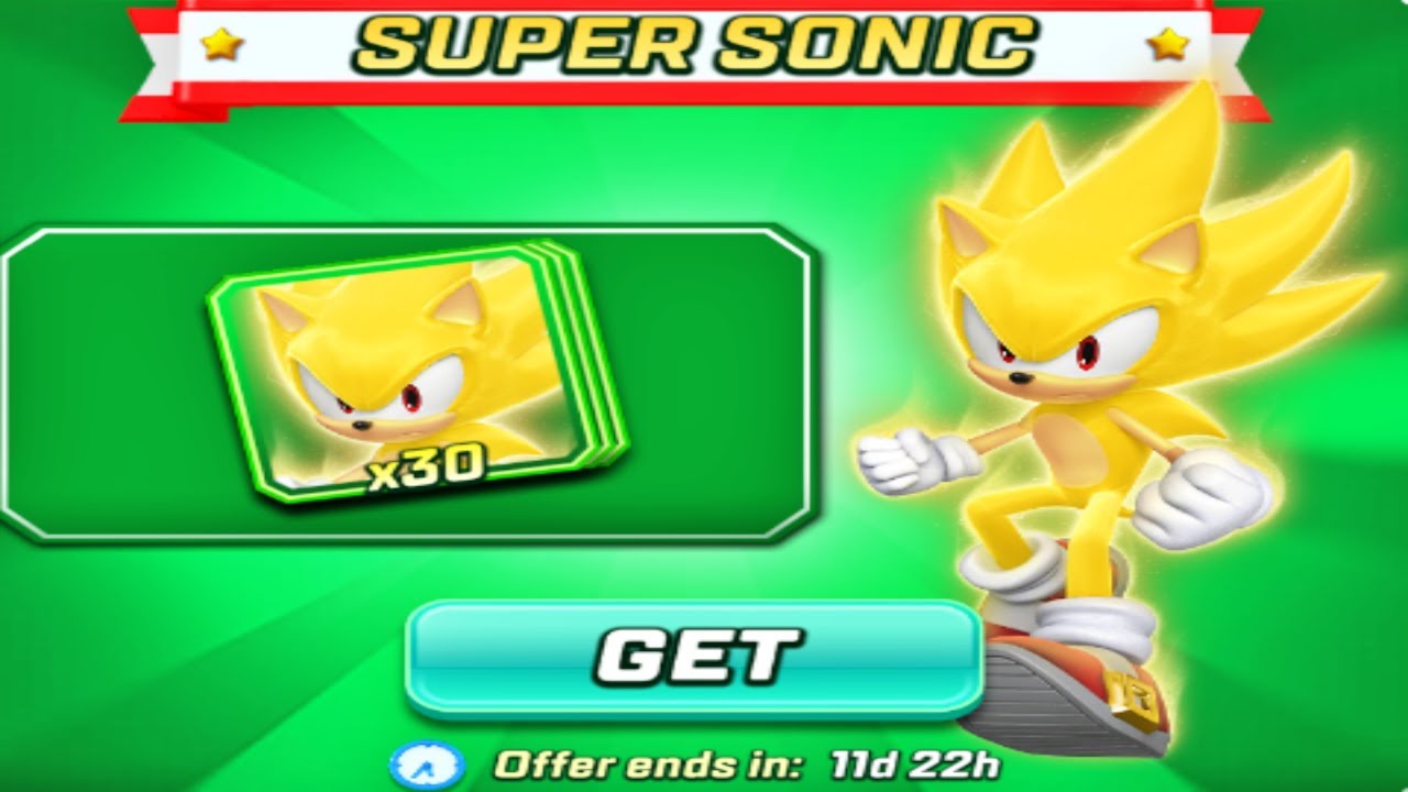 Sonic Forces - Super Sonic New Character Update 3.8. 0 - GET Free Cards Now (android, iOS) Gameplay