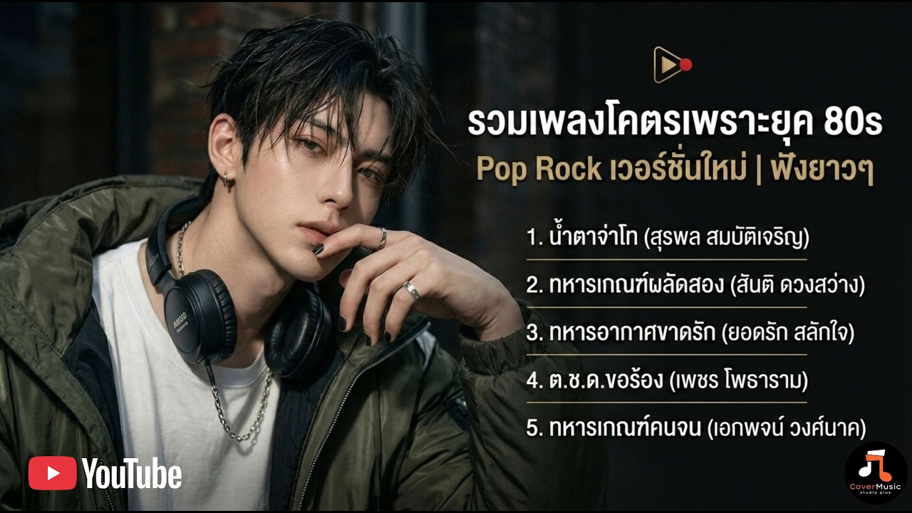 รวมเพลงโคตรเพราะยุค 80s  Pop Rock เวอร์ชันใหม่ | ฟังยาวๆ  [Remaster] 🎷