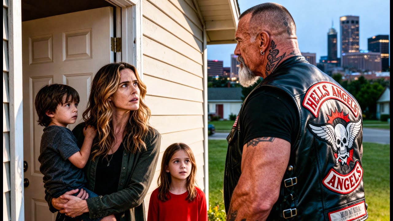 hells angel found widow and two kids living in his house what happened next changed everything rende