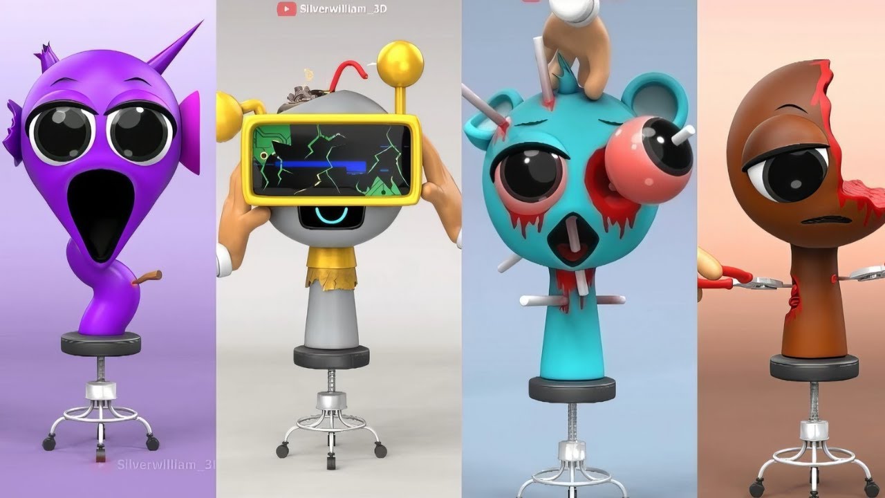 SPRUNKI 3D Mix