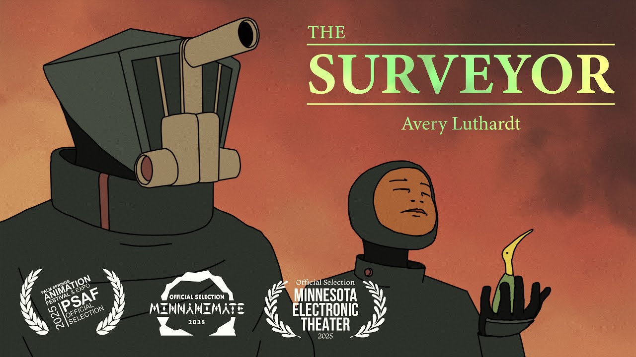 The Surveyor &mdash; 2D Animated Sci-Fi Short Film (2025) by Avery Luthardt