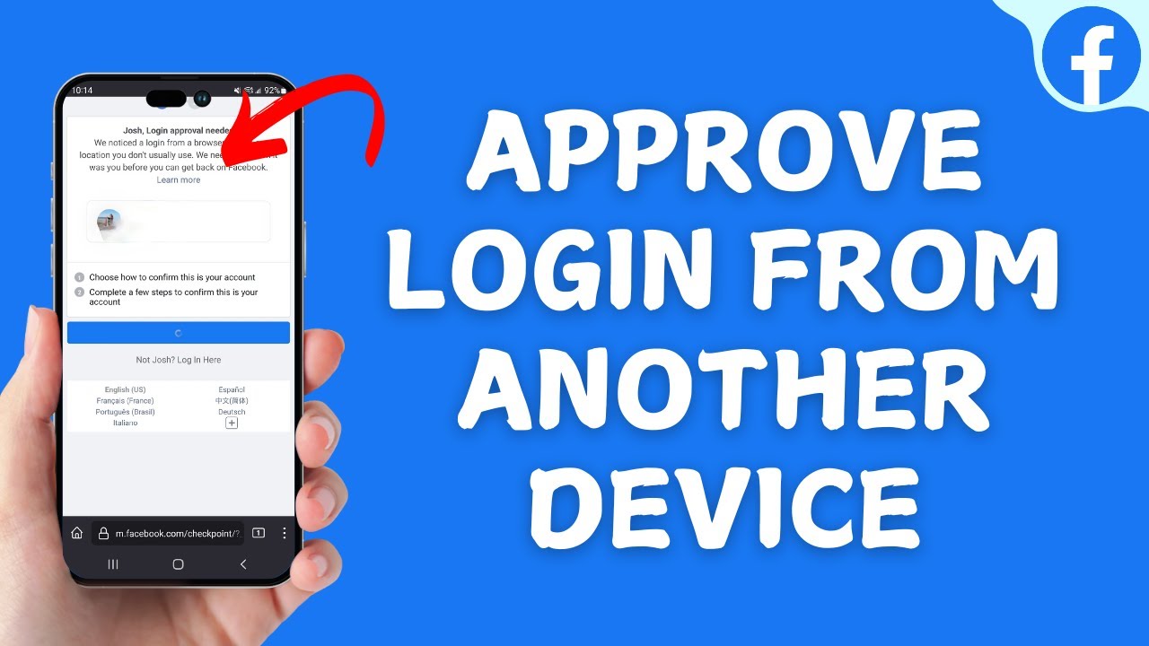 How to Approve Your Facebook Login from Another Device?