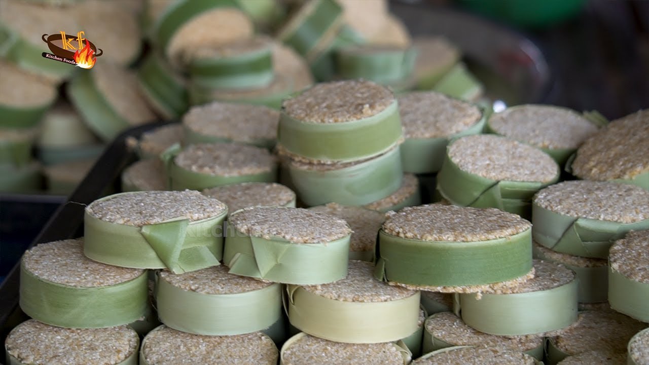 Full Manual Processing to Make Traditional Khmer Cake Num Pum - Long Process Handmade 100% organic