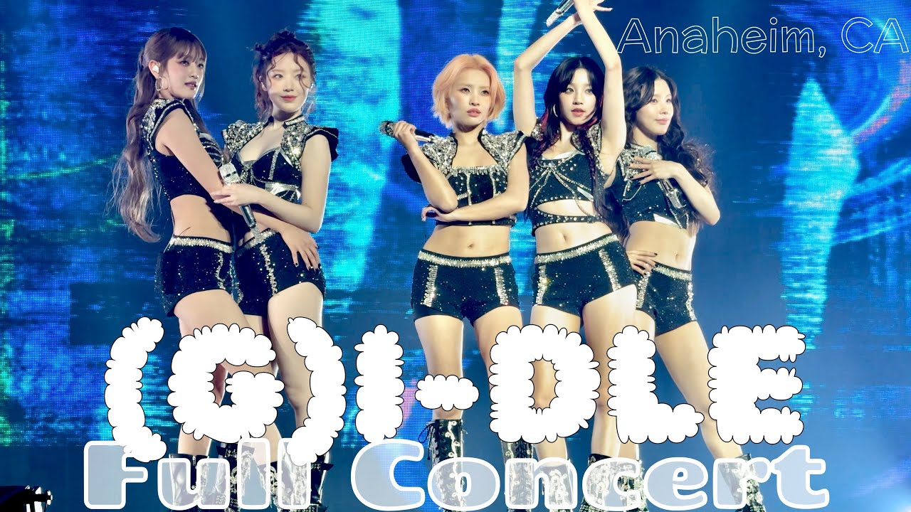 240910 (여자)아이들 (G)I-DLE - Full concert (24 songs) 1 of 2 live @ Honda Center, Anaheim, CA 4K Fancam