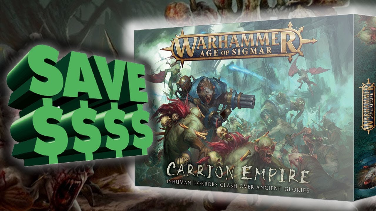 Save Money & Get New Skaven Models: Carrion Empire Unboxing Age of Sigmar
