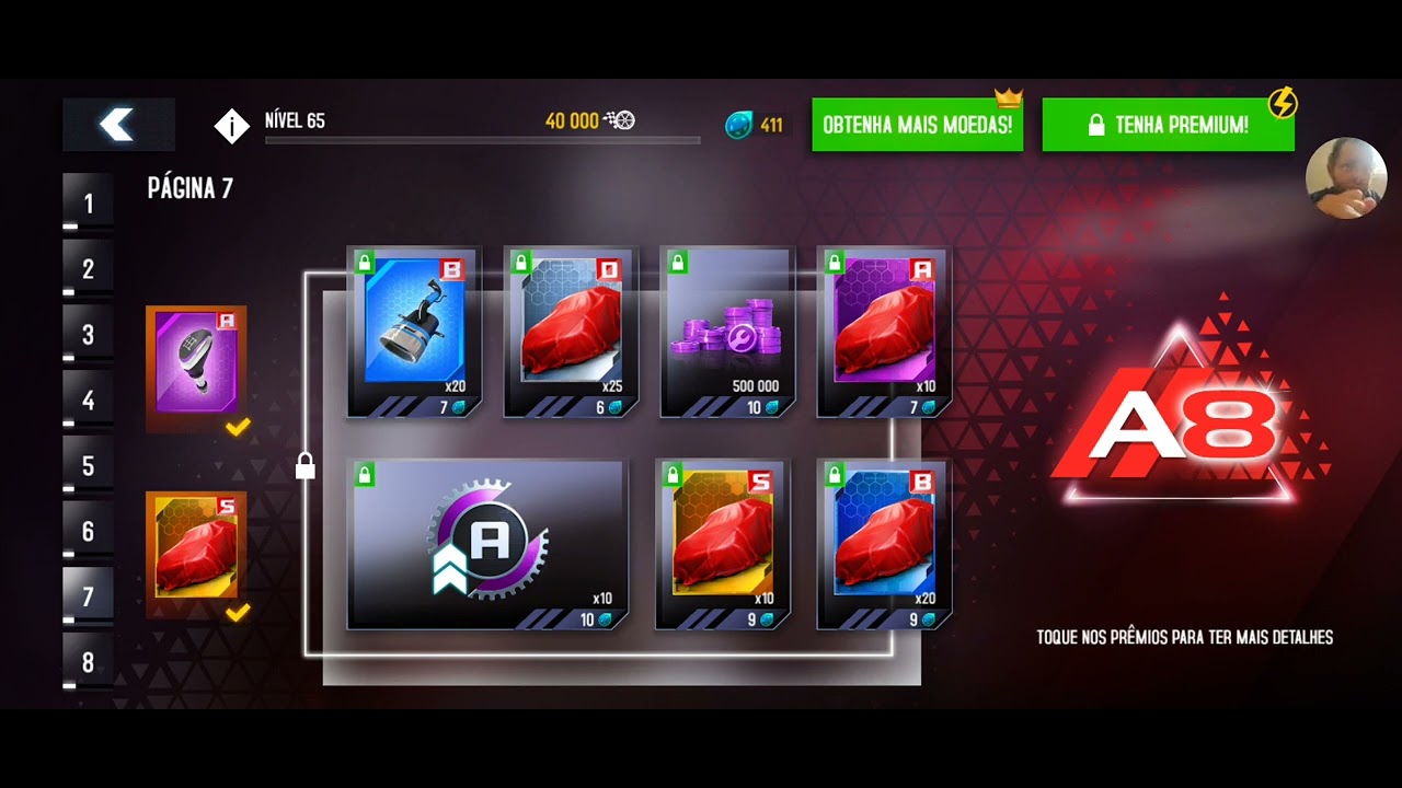 Passe da Corrida Este mês Asphalt 8 irborne 