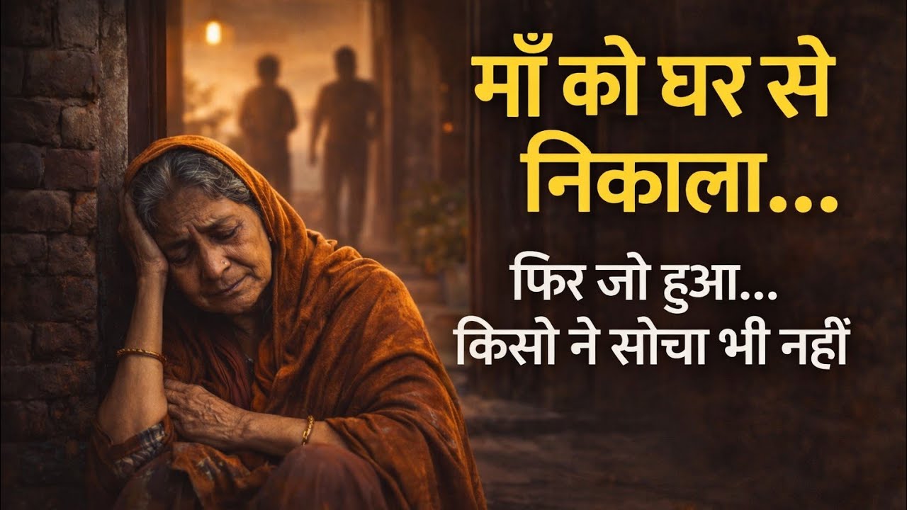 जब बेटे ने माँ को घर से निकाल दिया… फिर जो हुआ किसी ने सोचा भी नहीं था
