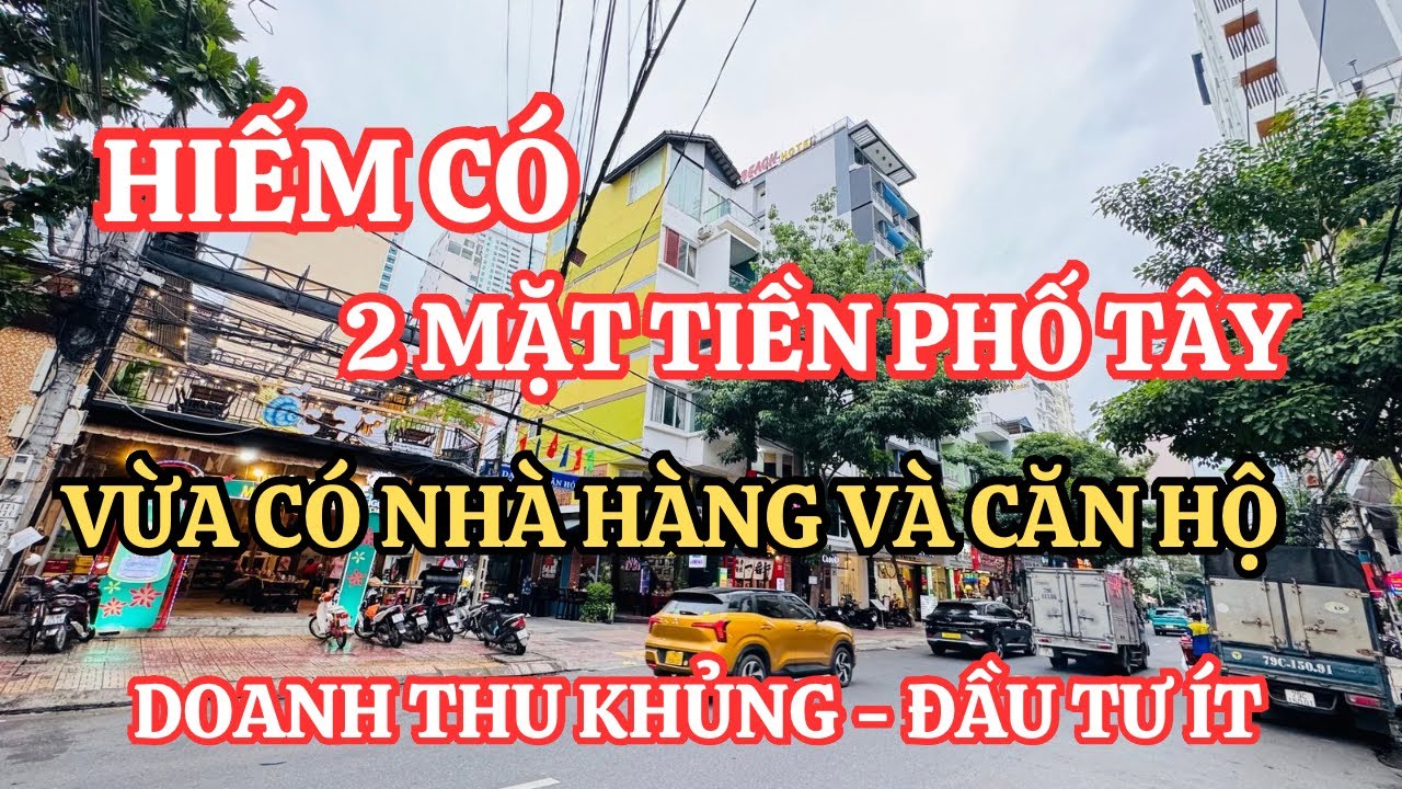 Hiếm có Góc 2 mặt tiền phố Tây cách quảng trường Nha Trang chỉ 300m BÁN RẺ | Nhà nha trang gần biển