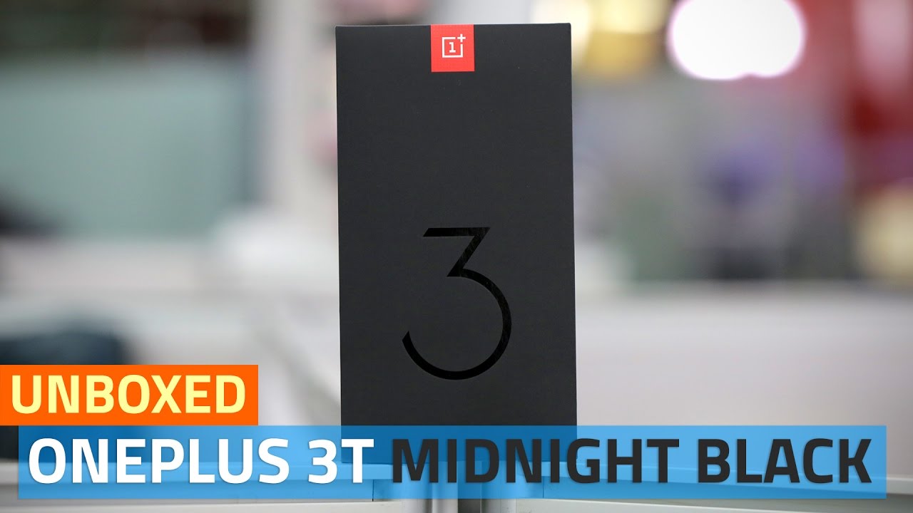 OnePlus 3T Midnight Black Limited Edition Unboxing