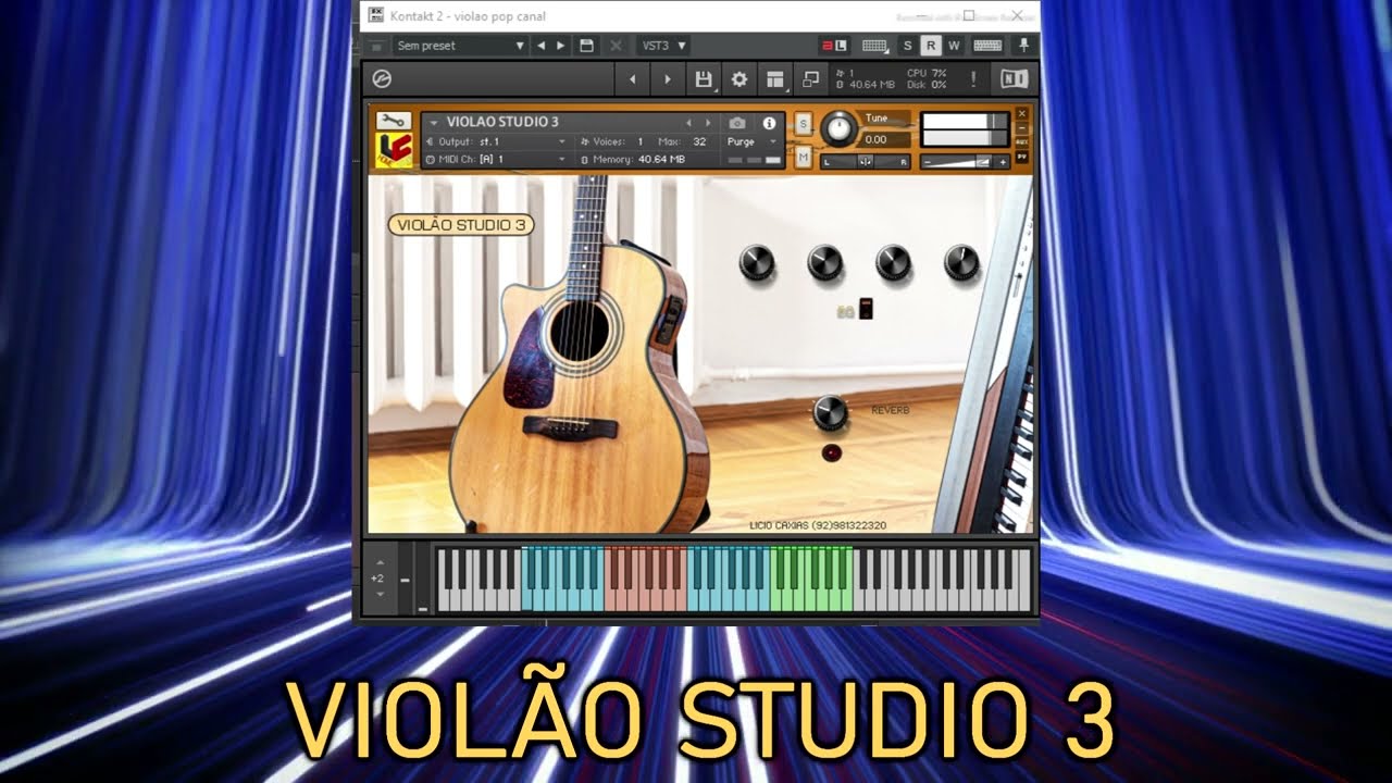 LOOP VIOLAO KONTAKT STUDIO 3 (GRÁTIS)