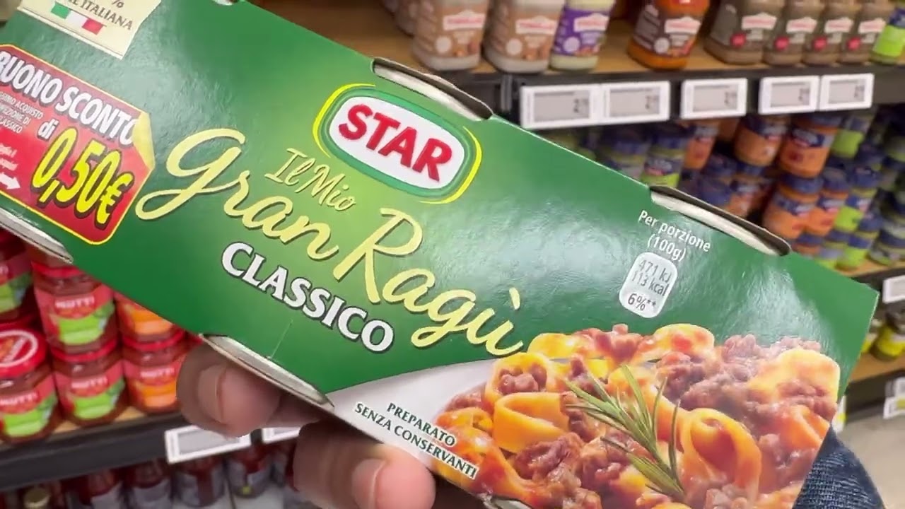 イタリアのスーパーマーケット エッセルンガで買い物 Esselunga Supermercato Segrate Milano Italia ミラノ郊外 海外旅行 スーペルメルカート