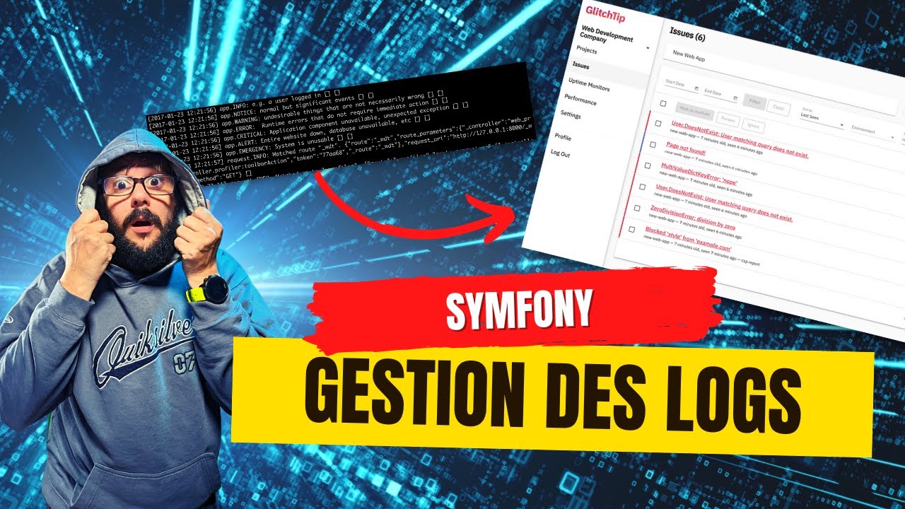 La gestion des LOGS sous SYMFONY (et un BONUS de OUF avec GlitchTip !)