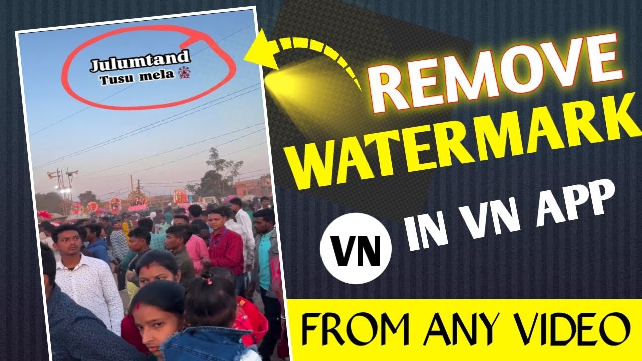VN App Se Watermark Remove Kaise Kare // VN App Se Video Ka Watermark Kaise Hataye // How To Remove