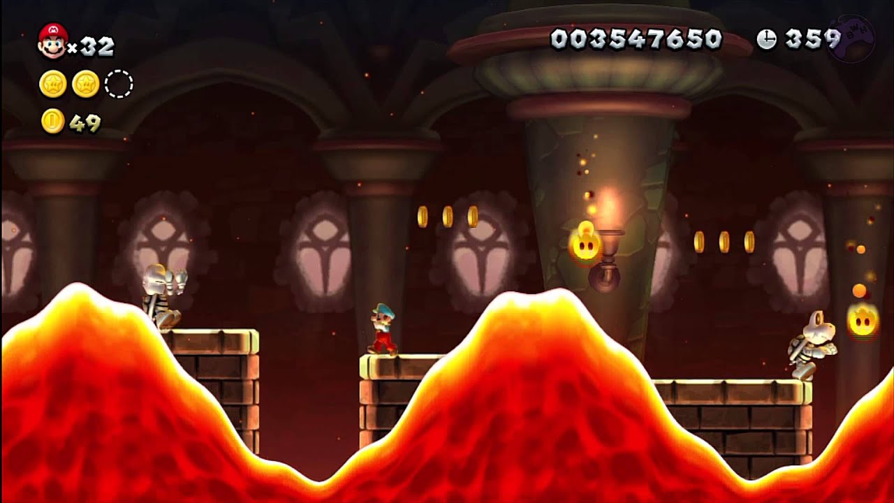 Soda Jungle - Iggy's Volcanic Castle [New Super Mario Bros Wii U]
