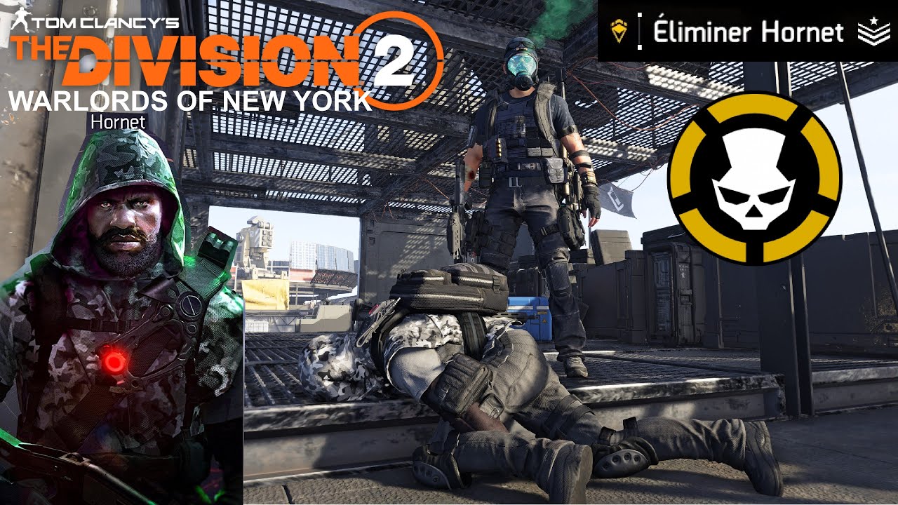 THE DIVISION 2: DIFFICULT&Eacute; H&Eacute;RO&Iuml;QUE TRAQUE TIDAL BASIN HORNET