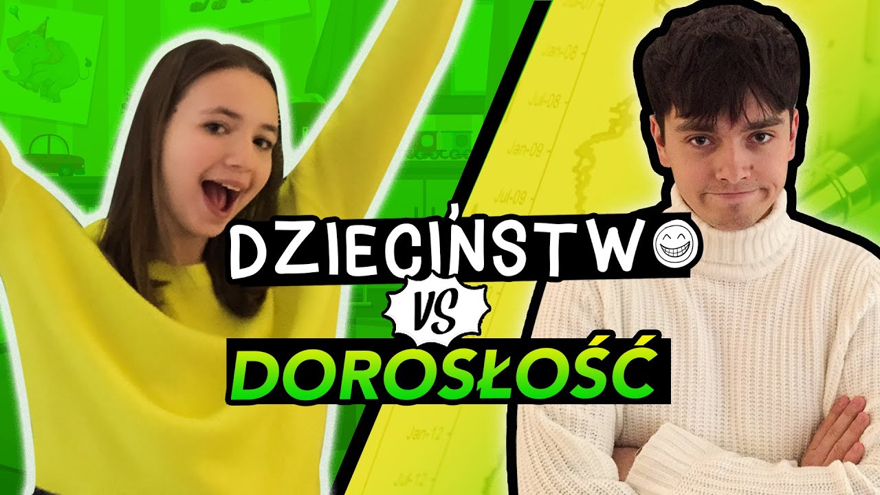 👶Dzieciństwo vs Dorosłość 👨 [ft. Anika Dąbrowska, JDabrowsky, Kiślu]