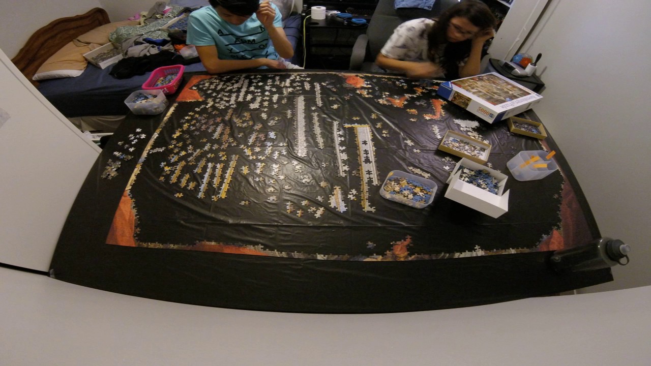 5000 Piece Puzzle TimeLapse - Views of Modern Rome