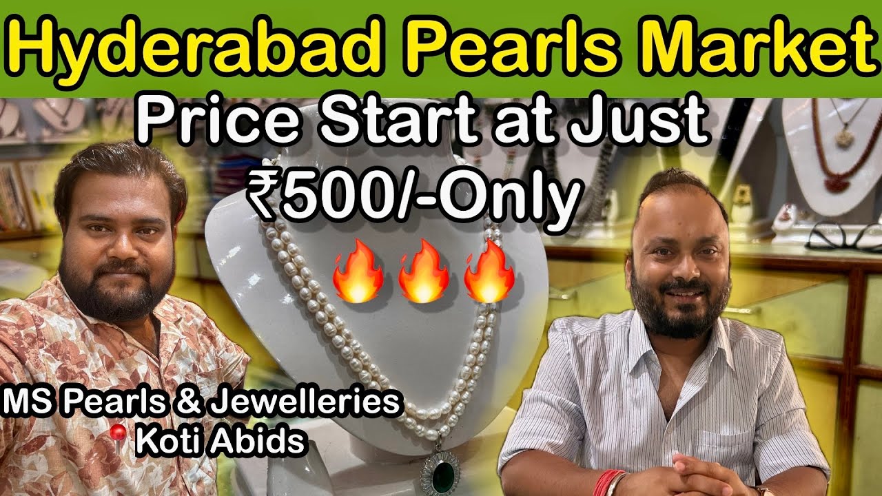 Wholesale Pearls Shop||Original & Certified Pearls #pearls #review #youtube #hyderabad #suraj #koti
