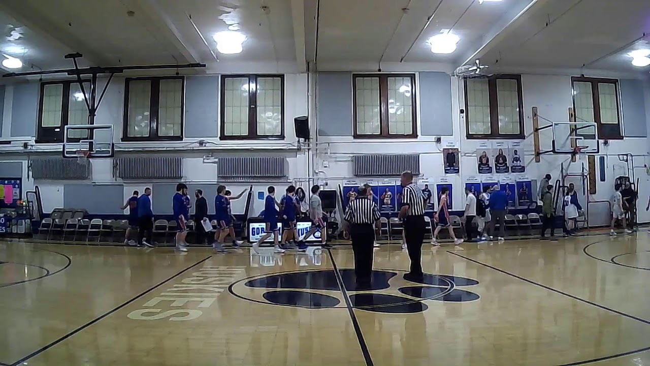 Mascenic vs. Gorham - DIV Basketball Playoff First Half [No Audio]