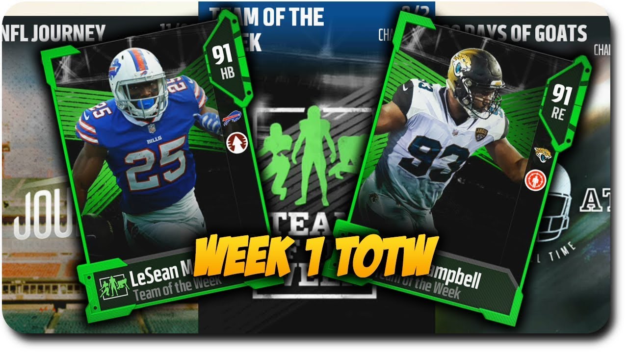 MUT 18 Week 1 ToTW New Content 