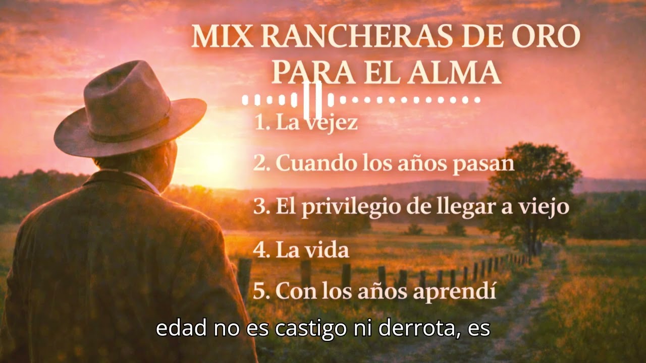 Rancheras de Oro para el Alma | Mix Que Honra la Vida y el Paso del Tiempo