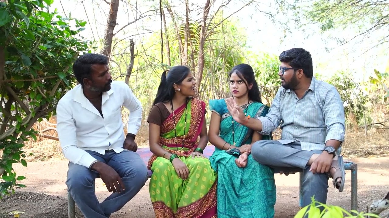 नाठाळ आई,खट्याळ पोरगी,सासरा अन् जावयाची हाल केली..! #marathi #comedy #trending
