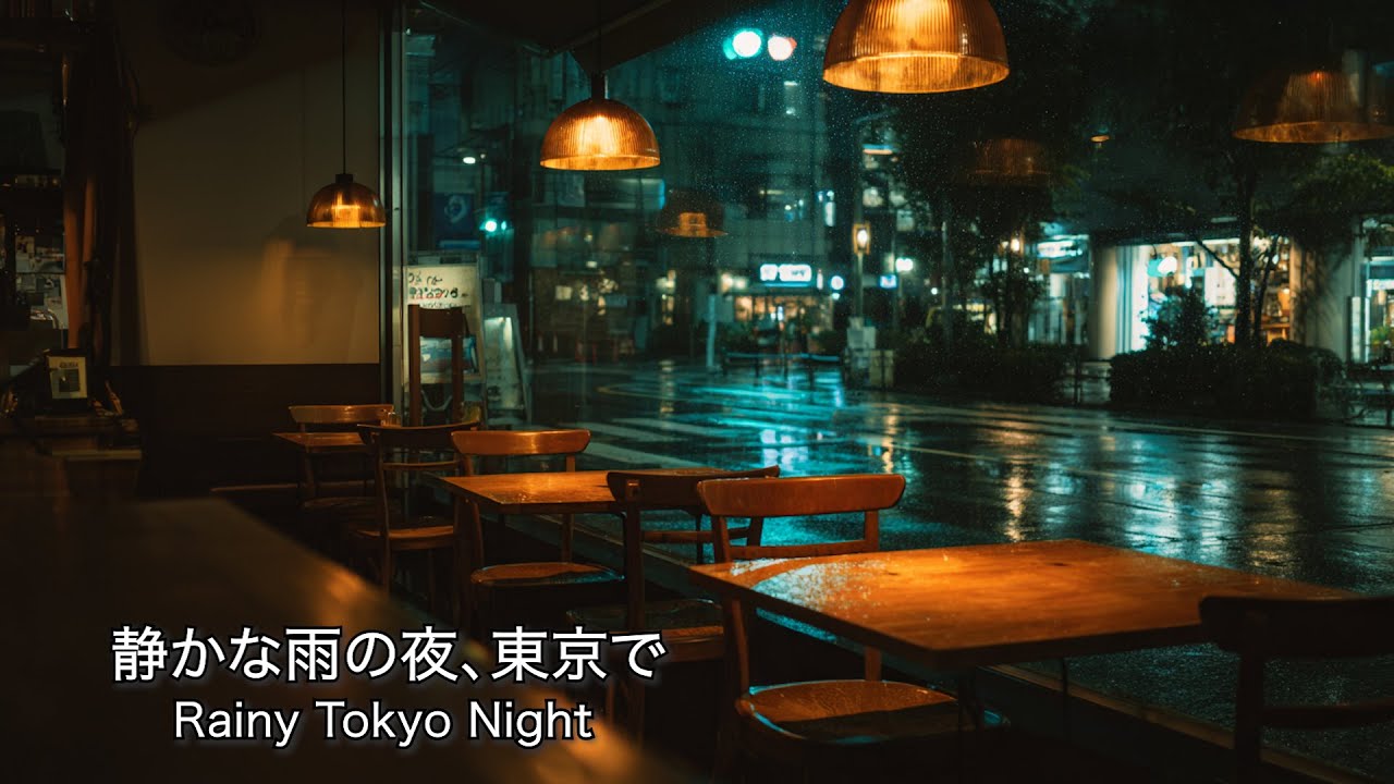 【休息・睡眠BGM】静かな雨の夜、東京で。 | Rainy Tokyo Night Lo-Fi