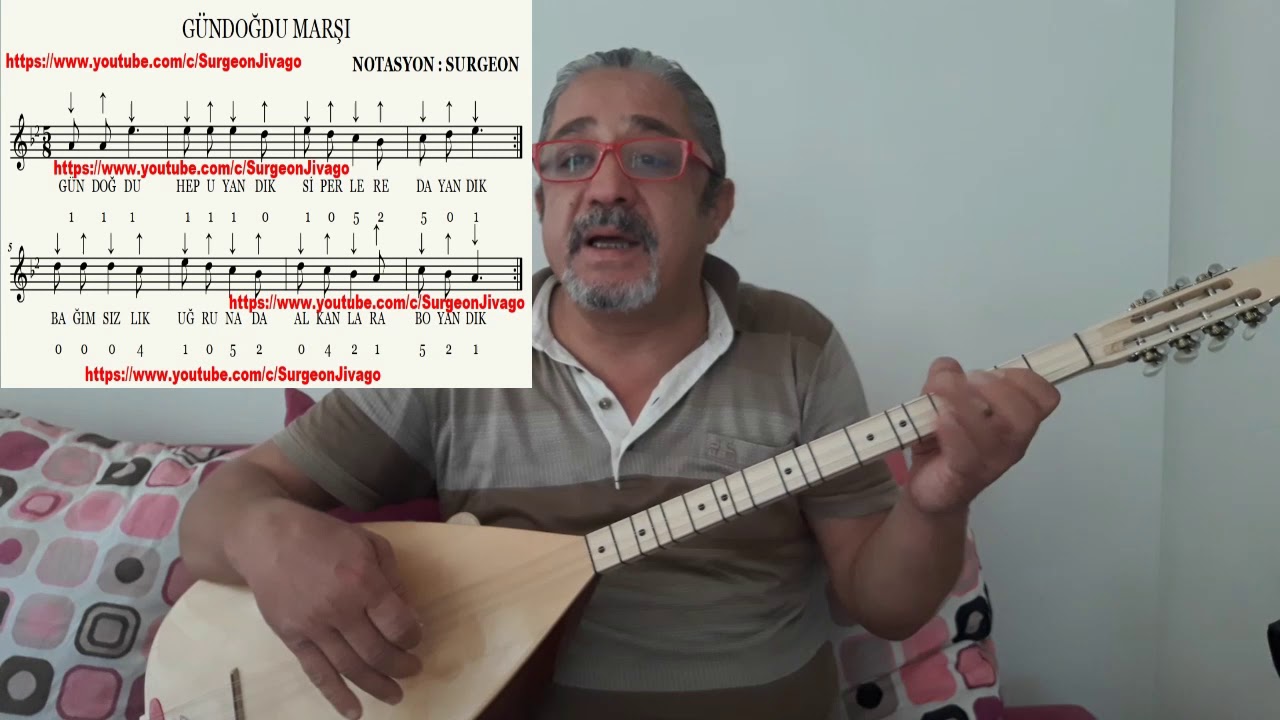 SOLFEJ GÜNDOĞDU MARŞI KISA SAP BAĞLAMA EKLEYEN SURGEON