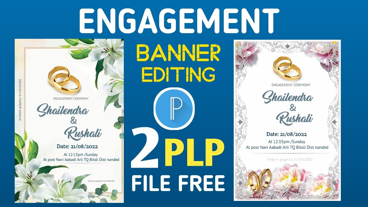 engagement invitation card || engagement invitation card editing|| invitation card 