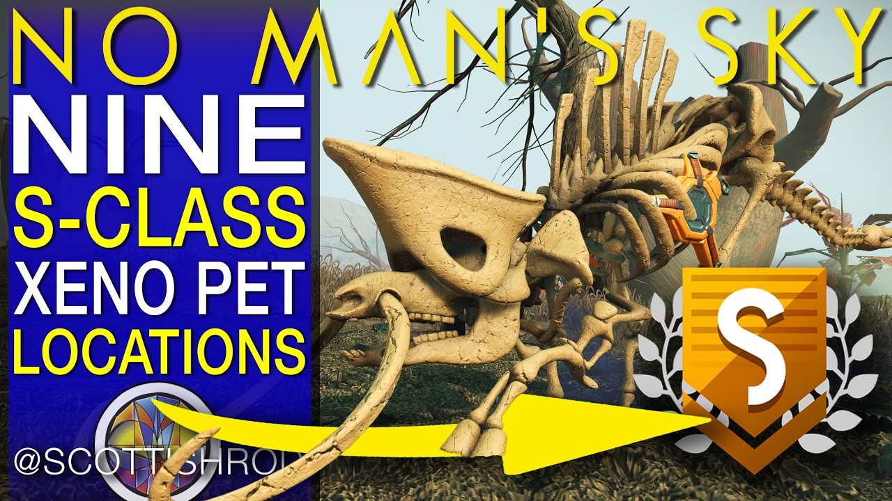 NINE AMAZING S-CLASS XENO PETS - Xeno Arena - Eissentam - Euclid - No Man's Sky - NMS Scottish Rod