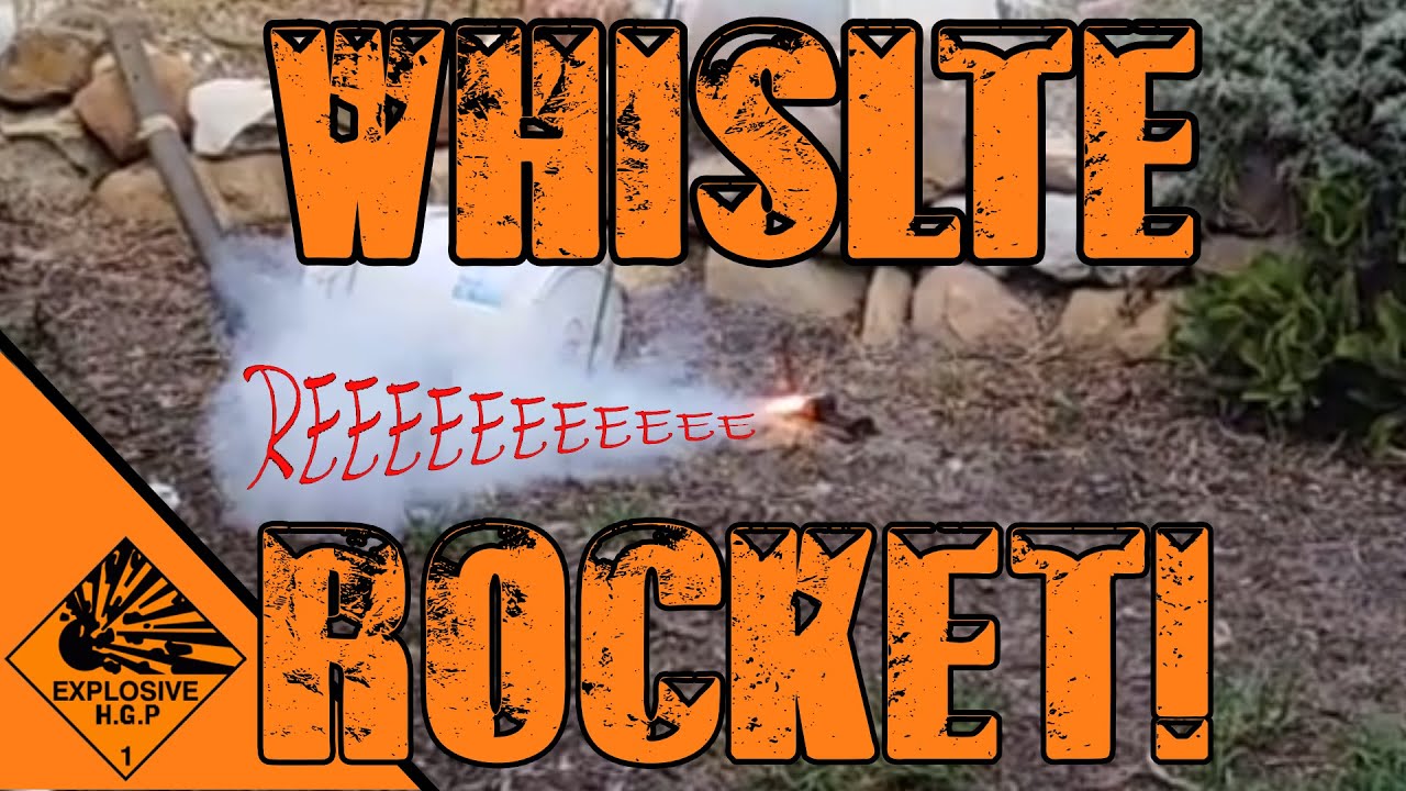 first ever WHISTLE ROCKET test!