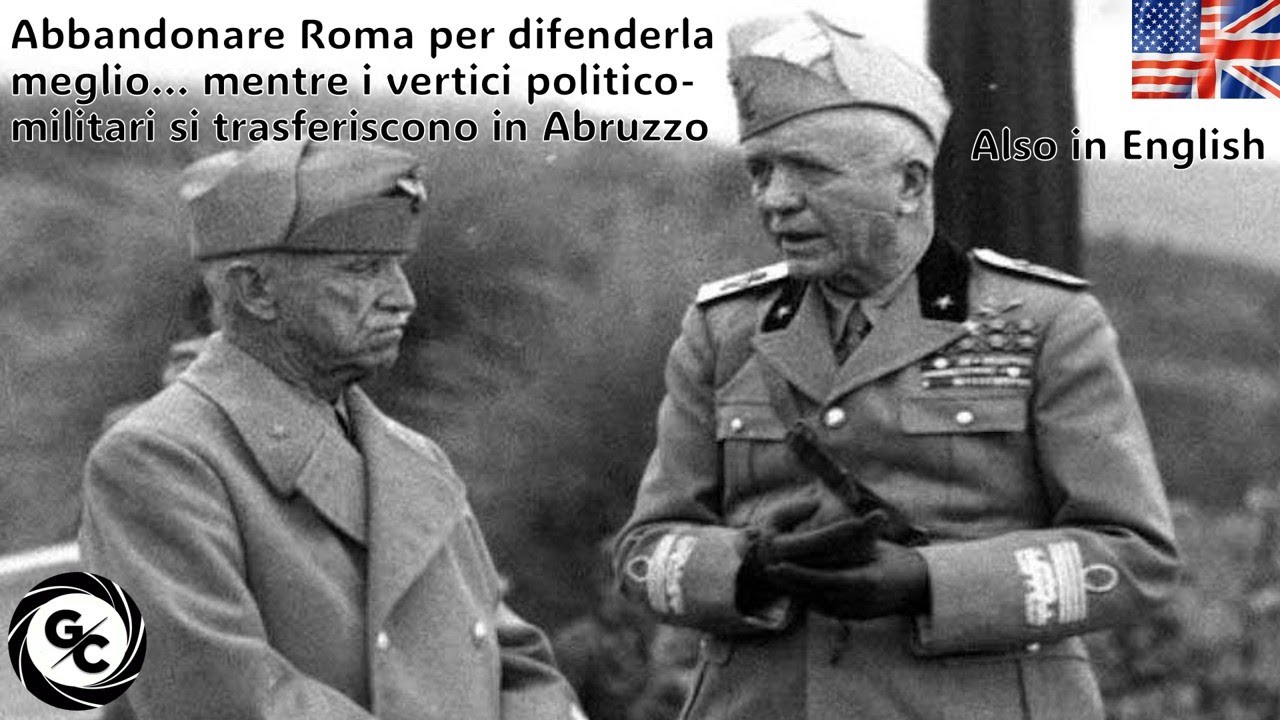 Abbandonare Roma per difenderla meglio mentre i vertici politicomilitari si trasferiscono in Abruzzo