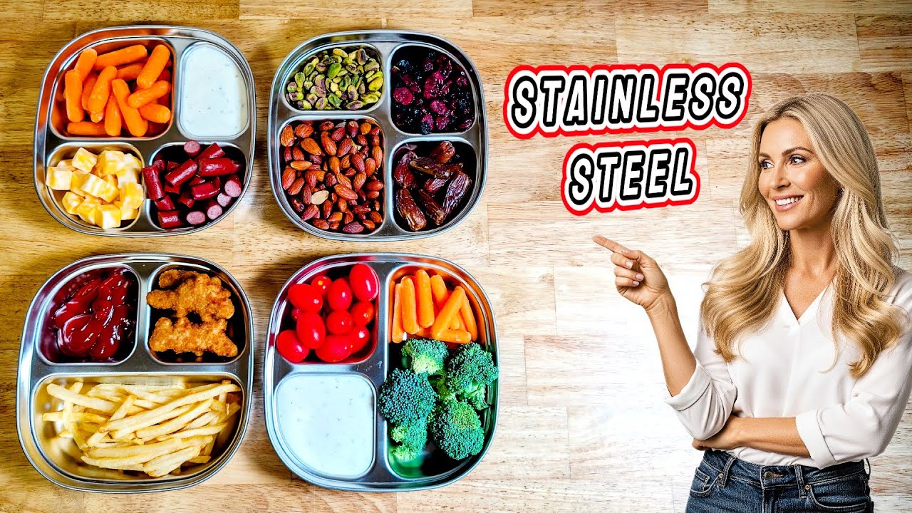 💧 Stainless Steel Plates: Not Just For Kids!