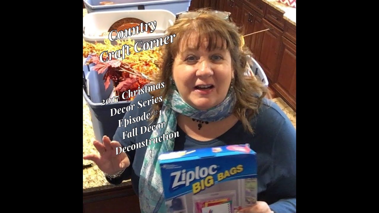 2017 Christmas Decor Series: Episode #1: Fall Deconstruction!