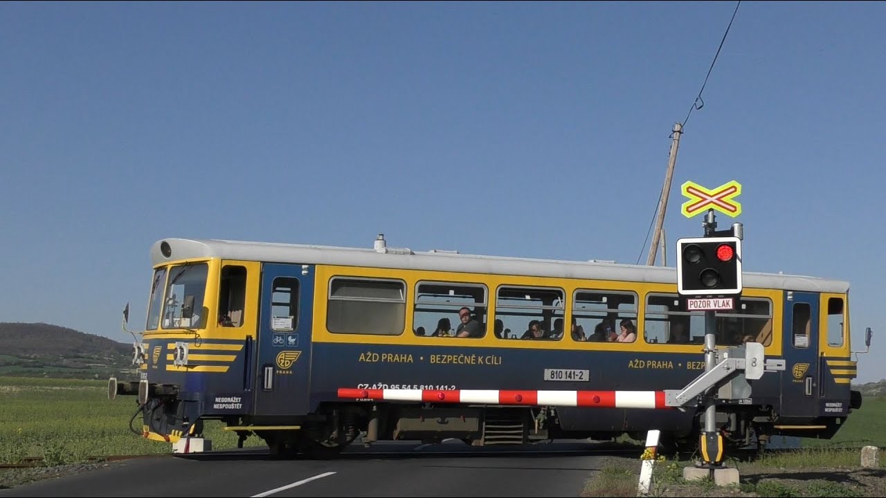Železniční přejezd Libčeves - 21.4.2019 / Czech railroad crossing