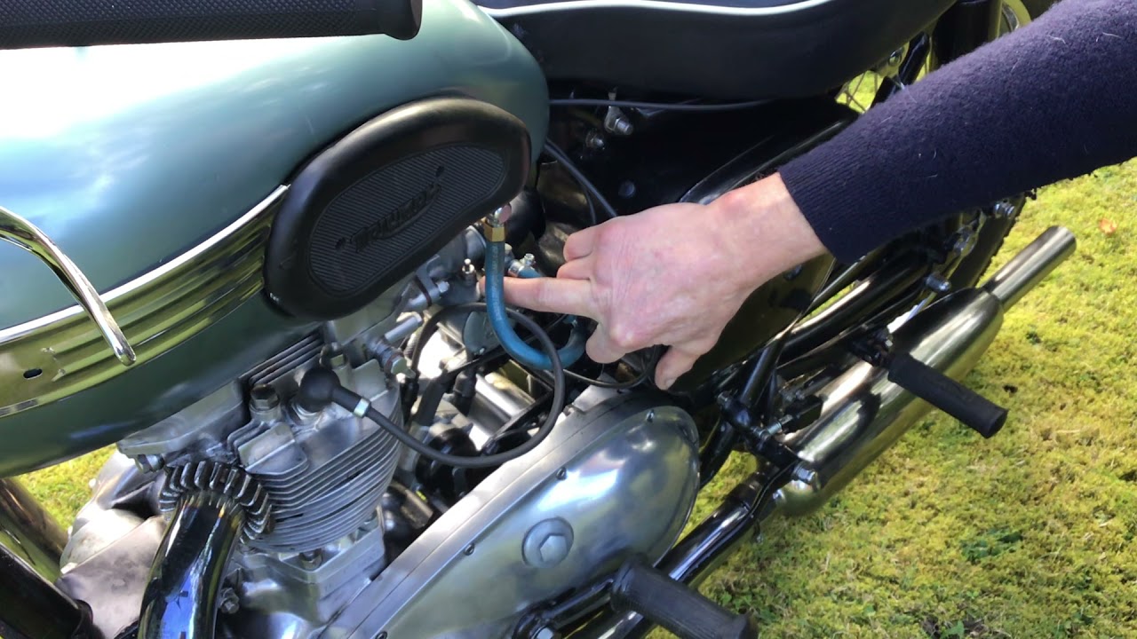 1954 Triumph Tiger 500 walk round and cold start