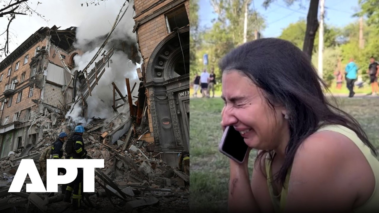 Мать в отчаянии ждет спасения 11-летней дочери, оказавшейся под завалами после удара по Запорожью...