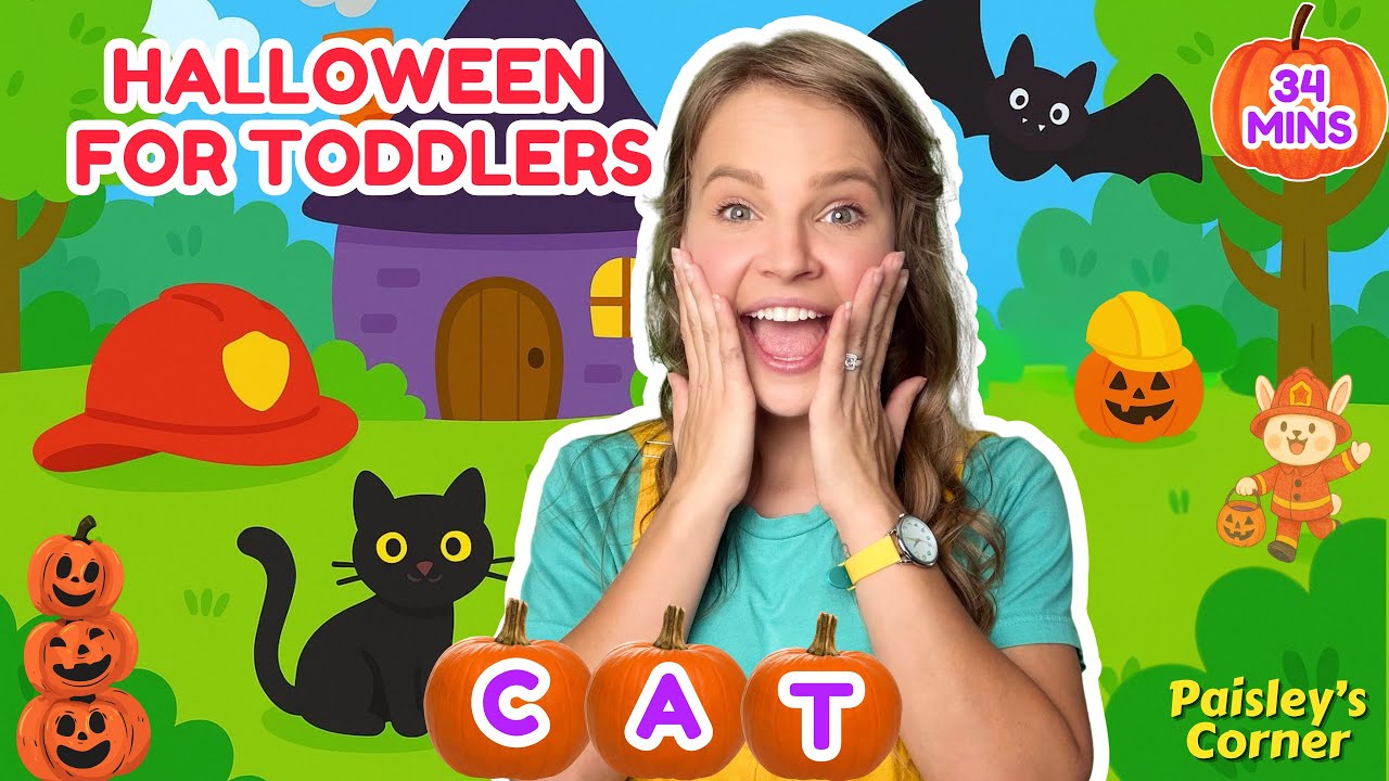 Хэллоуин для малышей с глупой мисс Лили 🎃 | Костюмы, алфавит, эмоции и первые слова для малышей