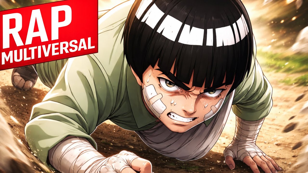 Rap do ROCK LEE (NARUTO) | Tira o Peso | RAP MULTIVERSAL 