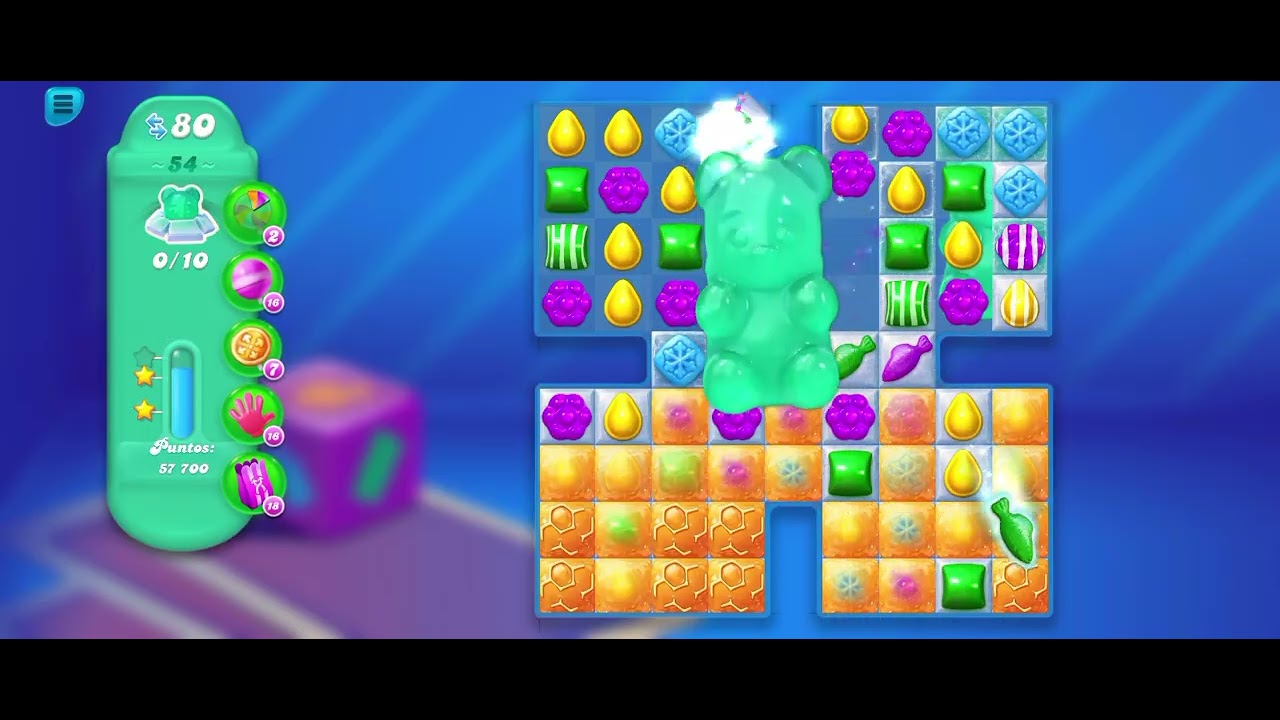 Candy Crush Soda Saga level 54
