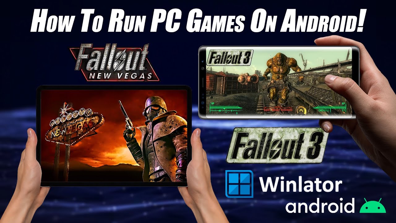 Запускайте игры для ПК на Android, обучающие материалы по Fallout 3 и New Vegas, а не облачные игры!