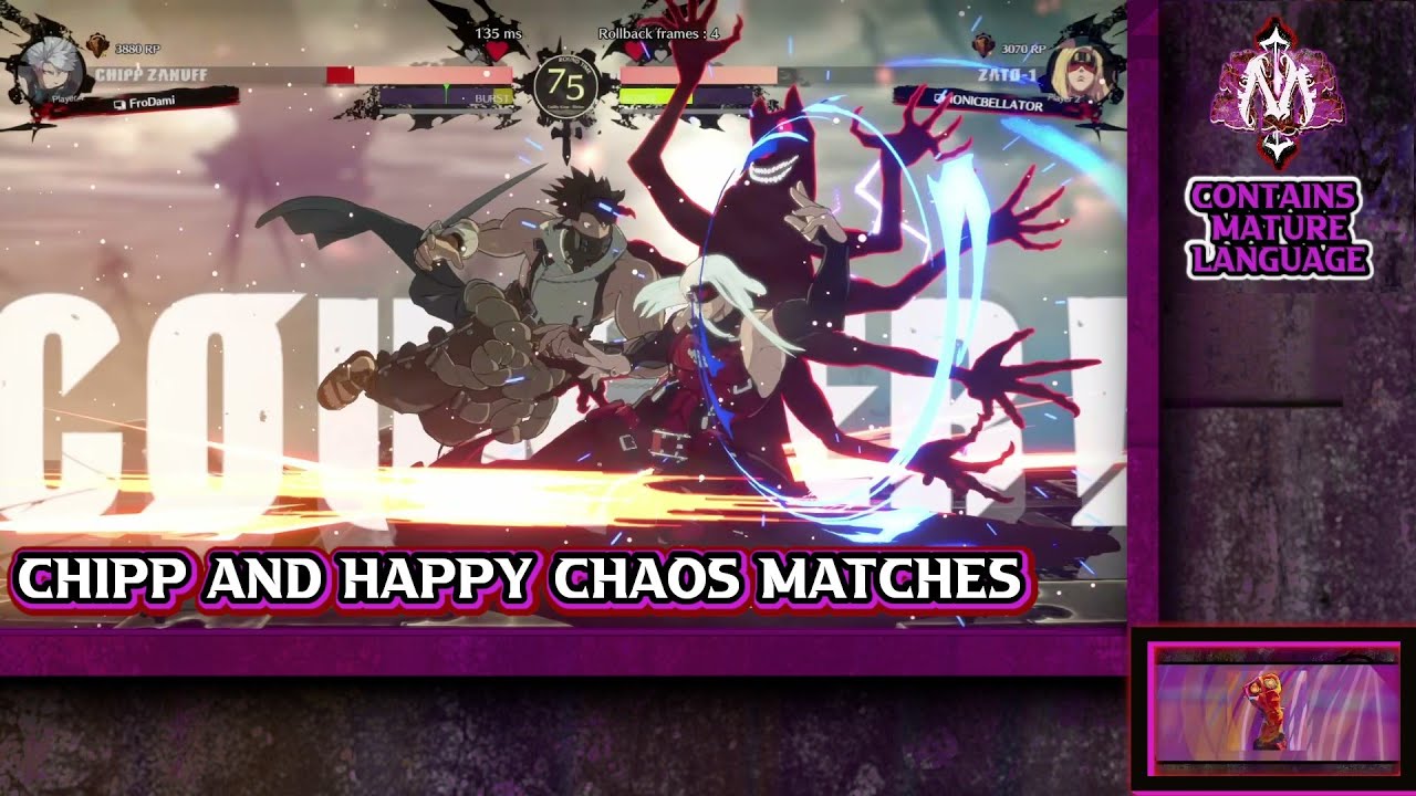 Chipp and Happy Chaos Matches [Zato-1 RANKED] - Guilty Gear Strive |GGST |FGC | IONICBELLATOR