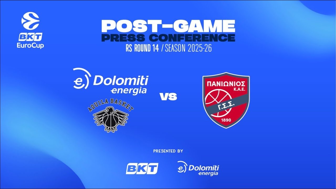 Round 14 BKT EuroCup post game Press Conference Trento 🆚 Athens