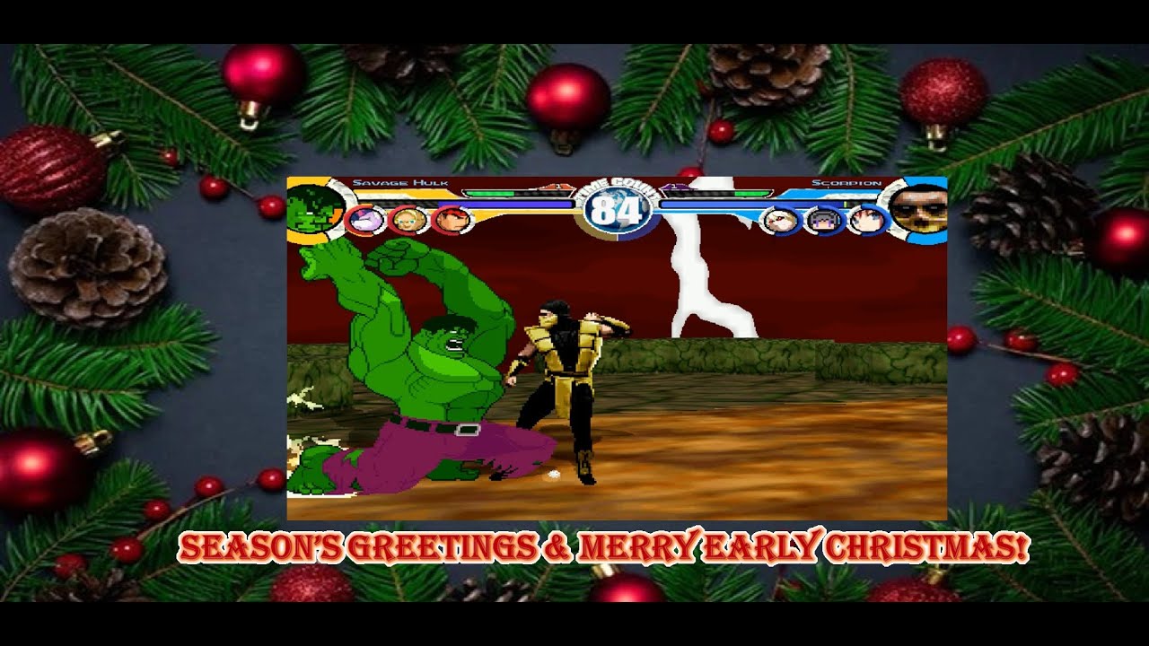 Mugen Christmas Special #26: Team Savage Hulk Vs Team Scorpion – Tis the Savages to be Jolty