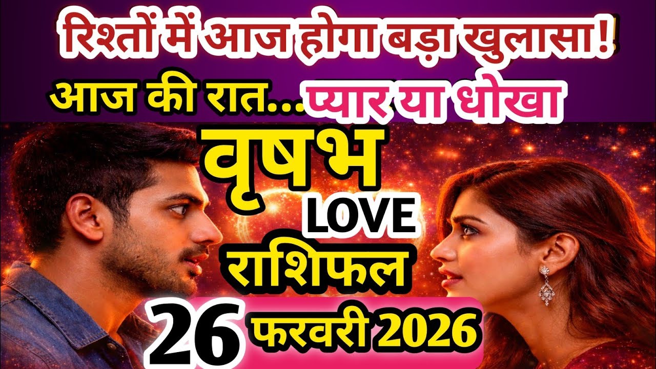 26 फरवरी वृषभ राशि लव राशिफल ❤️ | Taurus Love Horoscope Today | आज का Love राशिफल 