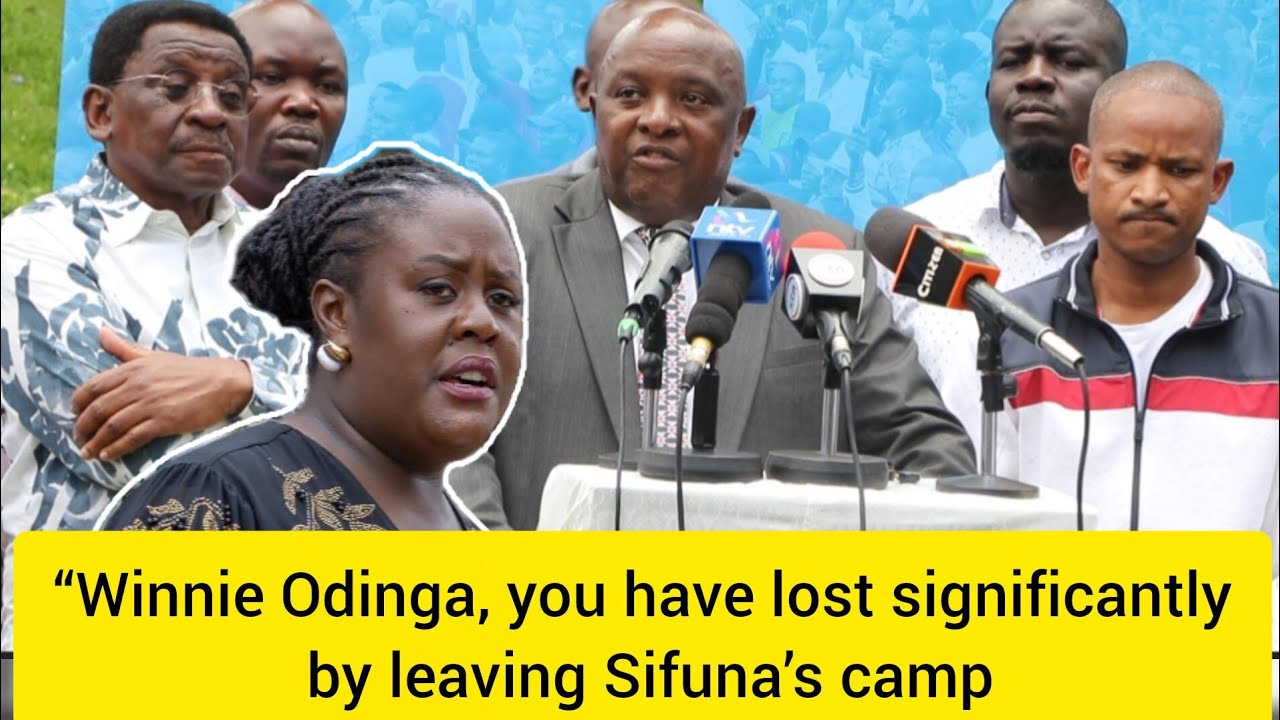 Orengo, Babu Owino warns Winnie Odinga after decamping from Sifuna's camp