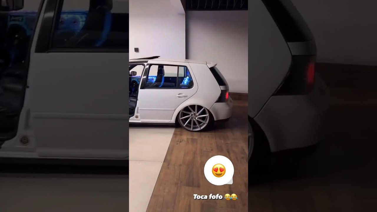 GOLF REBAIXADO COM ROD&Atilde;O E SOM AUTOMOTIVO TOCANDO FORTE ELETROFUNK