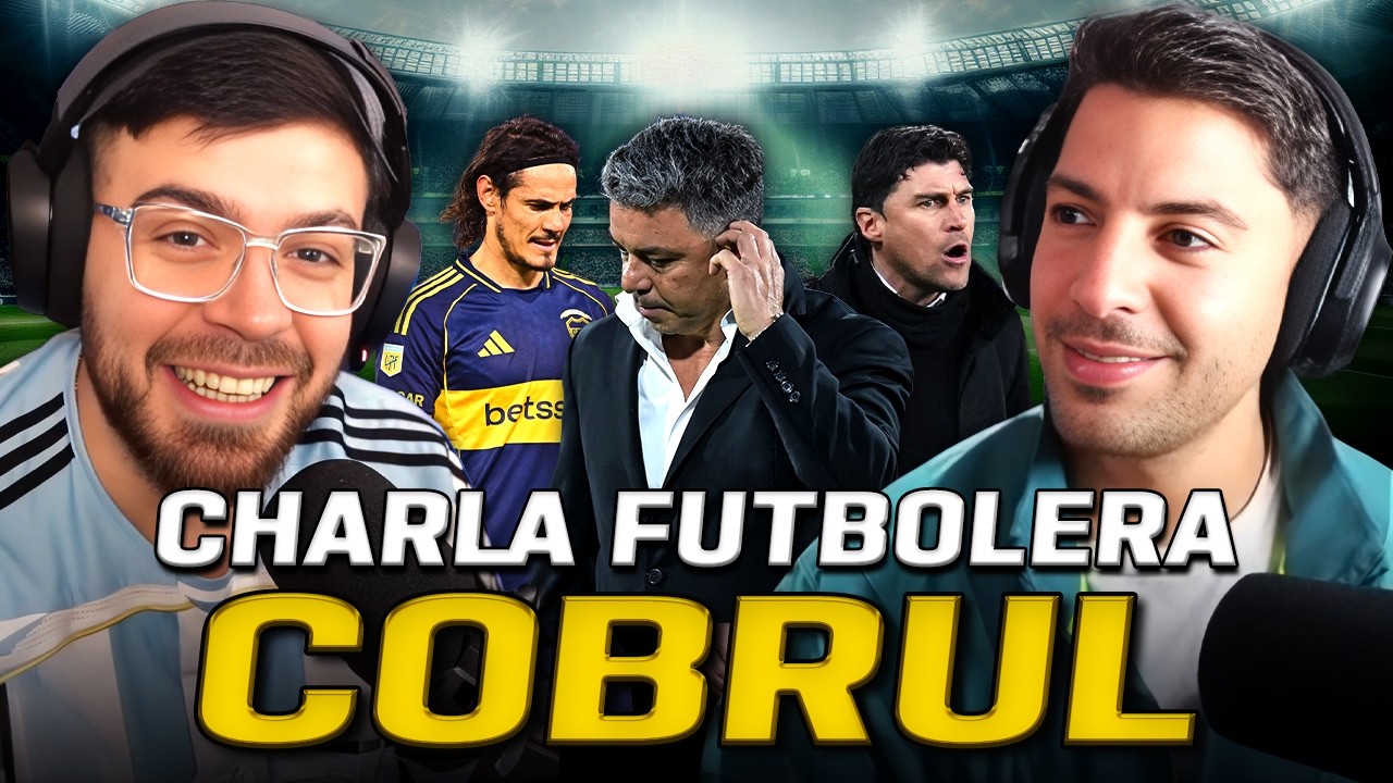 LA COBRA Y GASTÓN EDUL EN UNA NUEVA CHARLA FUTBOLERA CON INFORMACIÓN Y DEBATE